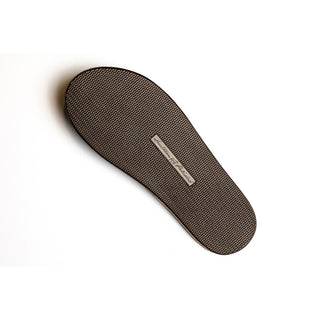 The Knox - Nubuck Leather Sandal in Smokey Gray (bottom sole)