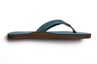 The Bay - Nubuck Leather Sandal in Slate Blue