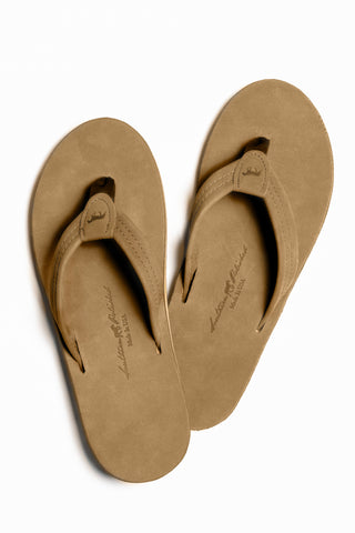 The Walton - Nubuck Leather Sandal in Sahara