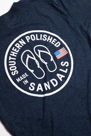 Southern Polished Tee - Washed Navy