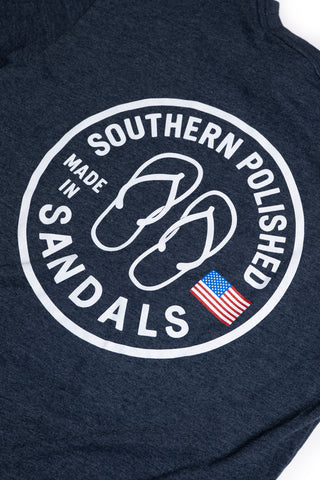 Southern Polished Tee - Washed Navy
