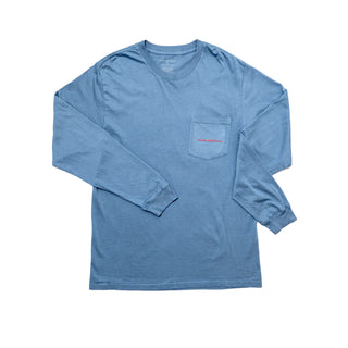 Old Glory Long Sleeve Pocket Tee Slate